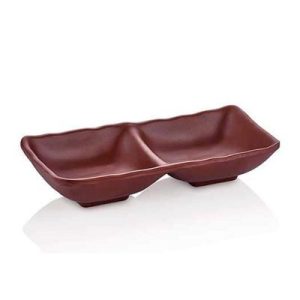 Külsan Thermoset Ramekin, Çiftli, 17.5x8.7 cm, 2x68 ml, Kahverengi