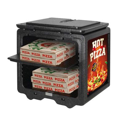 Tribeca EPP-MBP Önden Yüklemeli Motor Arkası Thermobox, 100 L, Siyah - Görsel 2