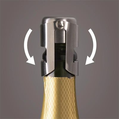Vacu Vin 18813606 Şampanya Şişe Kapağı - Görsel 3