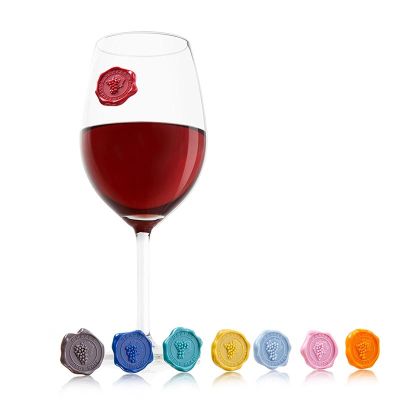 Vacu Vin 1886461 8 Parça Bardak Markörleri - Görsel 2