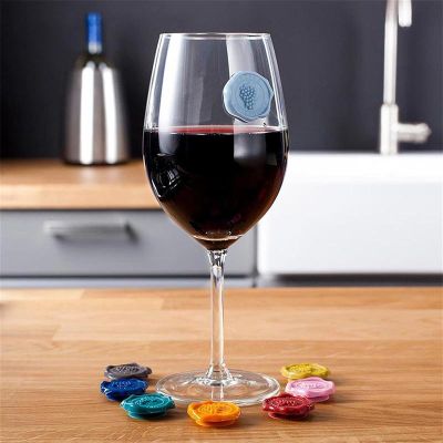 Vacu Vin 1886461 8 Parça Bardak Markörleri - Görsel 3