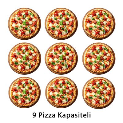 Venarro Dreay DYP - 9G 30 cm x 9 Pizza Kapasiteli Tek Katlı Pizza Fırını, Gazlı - Görsel 2