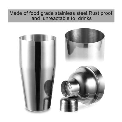 Vosco VSC-3 3 Parça Bar Kokteyl Seti, 750 ml - Görsel 2