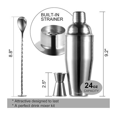Vosco VSC-3 3 Parça Bar Kokteyl Seti, 750 ml - Görsel 4