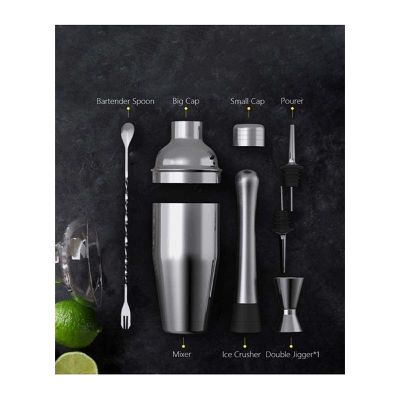 Vosco VSC-6 6 Parça Bar Kokteyl Seti, 750 ml - Görsel 2