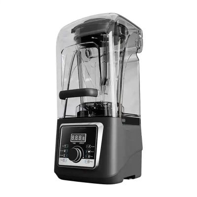 Vosco HS-214CG Pro Gürültü Önleyici Kapaklı Dijital Bar Blender, 4 L, 1600 W, Siyah - Görsel 2
