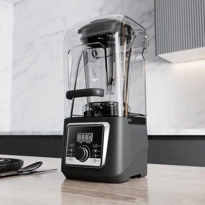 Vosco HS-214CG Pro Gürültü Önleyici Kapaklı Dijital Bar Blender, 4 L, 1600 W, Siyah - Görsel 4