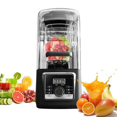 Vosco HS-214CG Pro Gürültü Önleyici Kapaklı Dijital Bar Blender, 4 L, 1600 W, Siyah - Görsel 5