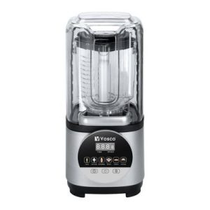 Vosco VHS-211E Pro Silent Gürültü Önleyici Kapaklı Dijital Bar Blender, 2 L, 1600 W, Beyaz