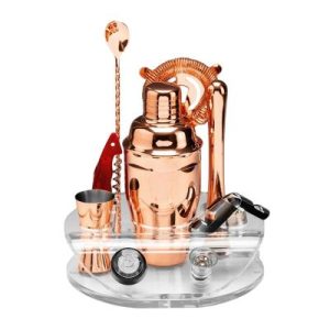 Zicco ZCP-795 Akrilik Standlı Bakır Bar Seti