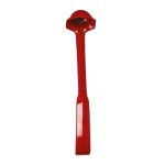 Zicco PDF-340 Çift Taraflı Polikarbon Sos Kepçesi, 27 cm, Kırmızı