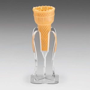 Zicco ZCP-804 Akrilik Dondurma Servis Standı, Tekli, 6x6x11 cm