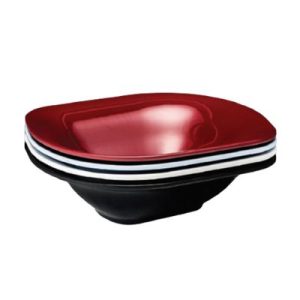 Zicco K-13061 Melamin Teşhir Kasesi, 26x30x8 cm, Kırmızı