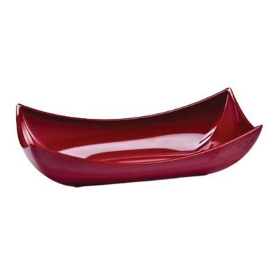 Zicco K-1923 Melamin Teşhir Tabağı, 38x19x7 cm, Kırmızı - Görsel 2