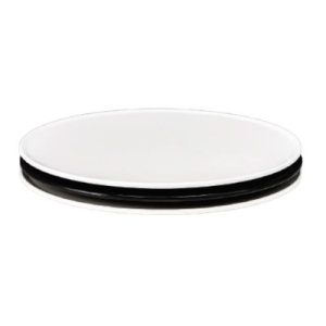 Zicco K-2046 Melamin Teşhir Tabağı, 32.5 cm, Siyah