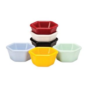 Zicco K-4006 Altıgen Mini Sosluk Reçellik, 7x3 cm, Mavi