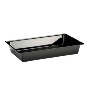 Zicco ZCP 314-P Polikarbon Teşhir Tepsisi, 44x28x7 cm, Siyah