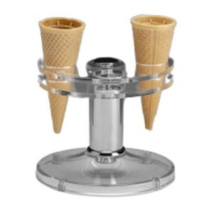 Zicco ZCP-854 Akrilik Dondurma Servis Standı, 4 Gözlü, 14x12.5 cm