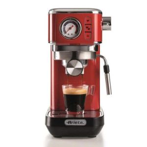 Ariete 1381/13 Moderna Slim Espresso Kahve Makinesi, Kırmızı