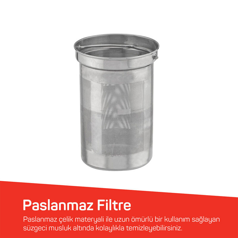 Arzum AR3129 Deminde Çay Makinesi, Inox - Görsel 8