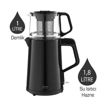 Arzum AR3134 Dreamtea Çay Makinesi, Siyah - Görsel 2