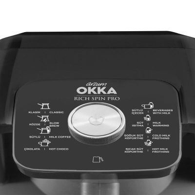 Arzum OK0020 Okka Rich Spin Pro Türk Kahvesi Makinesi, Krom - Görsel 6