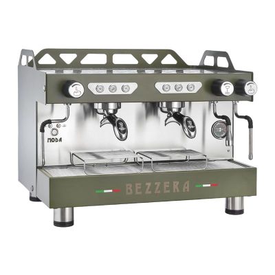 Bezzera MODA DE Tall Cup Tam Otomatik Espresso Kahve Makinesi, 2 Gruplu, Yeşil