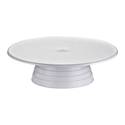Biradlı BRD-0571 Pasta Sıvama Standı, 33 cm, Beyaz