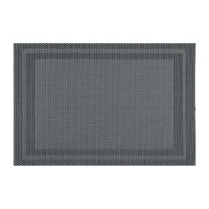 Biradlı BRD-2068 PVC Amerikan Servis, 30x45 cm, Siyah