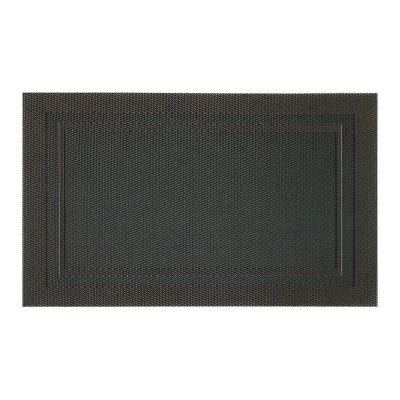 Biradlı BRD-2069 PVC Amerikan Servis, 30x45 cm, Siyah