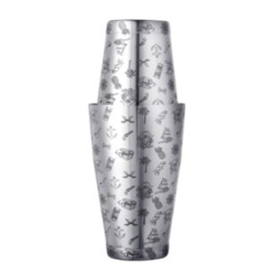 Biradlı BRD-3399 Tattoo Boston Shaker, 550/750 cl