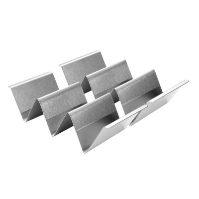 Biradlı Groovy GRV-1978 Çelik Taco Sandviç Standı, 21.5x10x5 cm
