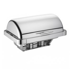 Biradlı Groovy GRV-3010 Roll Top Üst Chafing Dish, Jel Yakıtlı
