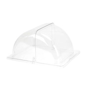 Biradlı Groovy GRV-3322 GN 1/2 Rolltop Polikarbon Kapak, 33x27x16 cm