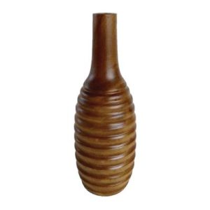 Biradlı Groovy GRV-38041 Dekoratif Ahşap Vazo, 15x43 cm