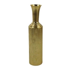 Biradlı Groovy GRV-71604 Dekoratif Metal Vazo, 60.5x14 cm