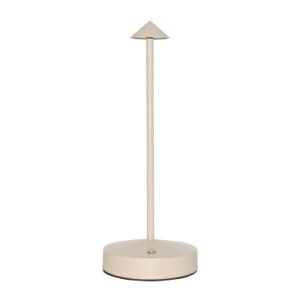 Biradlı Groovy GRV-815 Şarj Edilebilir Masa Lambası, 10.5x28 cm, Bej