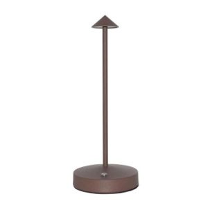 Biradlı Groovy GRV-815 Şarj Edilebilir Masa Lambası, 10.5x28 cm, Kahverengi