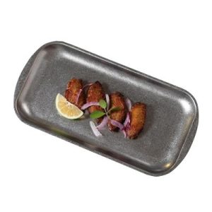 Biradlı Groovy GRV-R241005 Açık Büfe Retro Sunum Tabağı, 37x20x1.5 cm