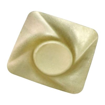 Biradlı Groovy GRV-R241022 Açık Büfe Retro Sunum Tabağı, 25x25x6 cm, Altın