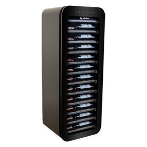 By Kitchen WC-34B1 Kayar Raflı Şarap Dolabı, Siyah