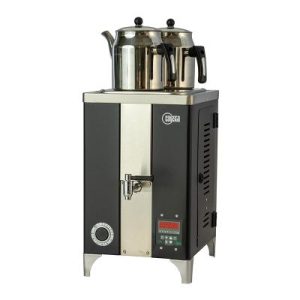 Çayista QGSE2S Qarabag Çay Makinesi, 2 Demlikli, 13 L, Elektrikli, Siyah