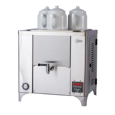 Çayista QGSE3I Qarabag Çay Makinesi, 3 Demlikli, 23 L, Elektrikli, Inox