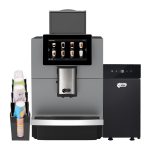Coffeetech JL30 Tam Otomatik Kahve Makinesi, BC9CN Süt Soğutucu ve Karton Bardak Standı Hediyeli