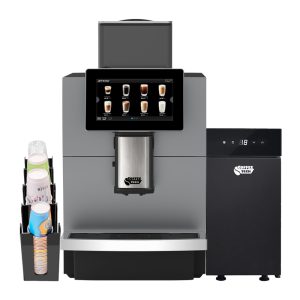Coffeetech JL30 Tam Otomatik Kahve Makinesi, BC9CN Süt Soğutucu ve Karton Bardak Standı Hediyeli