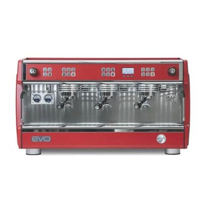 Dalla Corte Evo 2 Espresso Kahve Makinesi, 3 Gruplu, Kırmızı