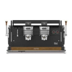 Dalla Corte Zero Classic Espresso Kahve Makinesi, 2 Gruplu, Siyah Ceviz