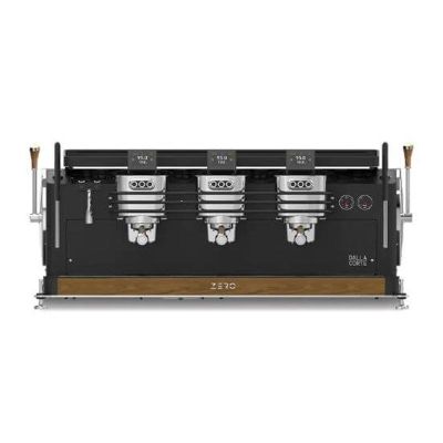 Dalla Corte Zero Classic Espresso Kahve Makinesi, 3 Gruplu, Siyah Ceviz