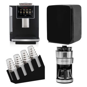 Dr.Coffee F10 Tam Otomatik Kahve Makinesi, 4 Parça Ofis Seti