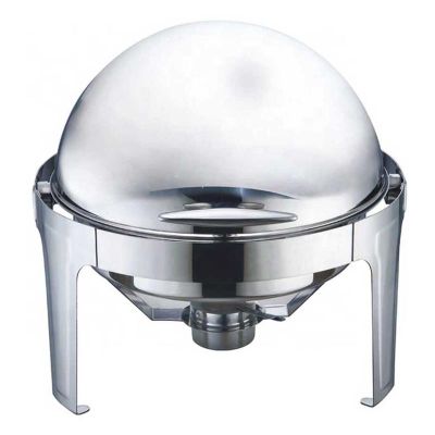 Epinox CCD-45 Roll Top Chafing Dish Çorbalık, 4.5 L, Jel Yakıt + Elektrikli - Görsel 2